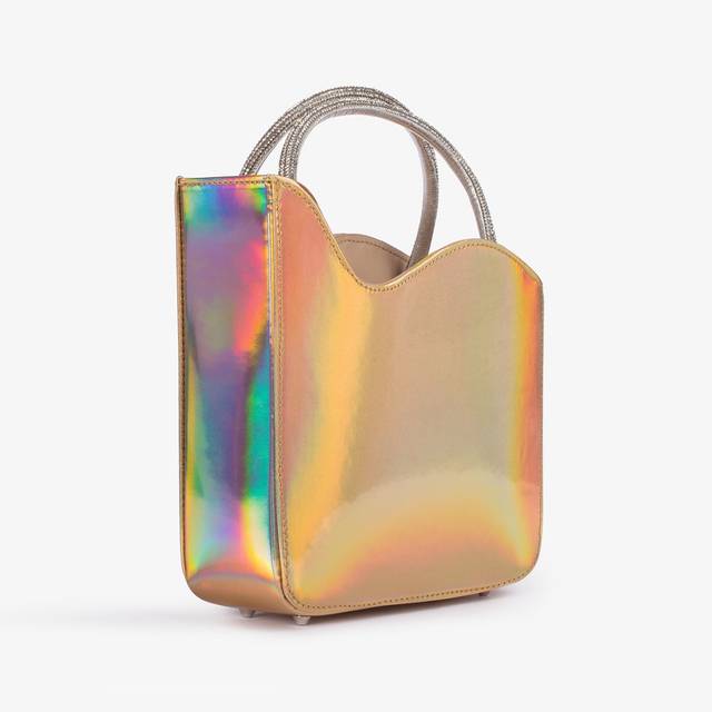 Le Silla Small bag iridescente nude e Cristalli Black Friday Prezzi