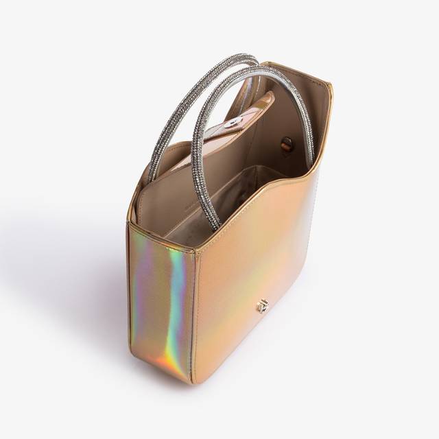 Le Silla Small bag iridescente nude e Cristalli Black Friday Prezzi
