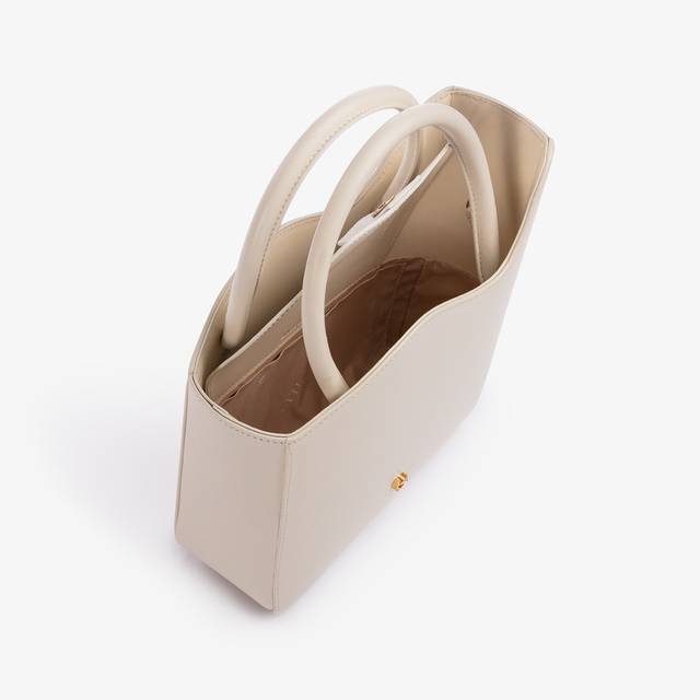 Le Silla Medium bag pelle bianca milk In vendita