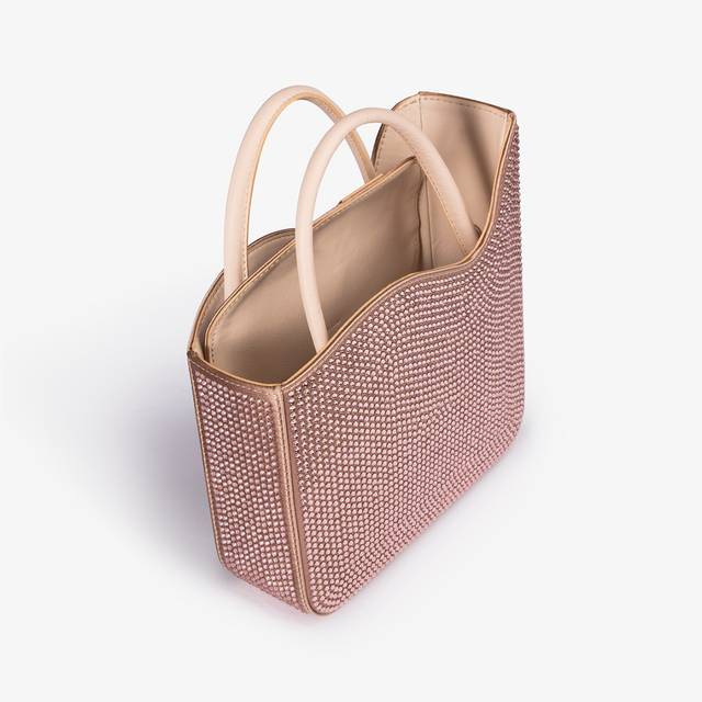 Le Silla Small bag cristalli nude phard 50% di sconto per tempo limitato
