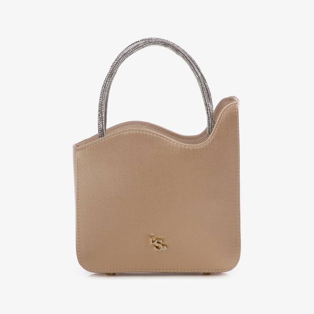 Le Silla Mini bag raso oro e Cristalli Acquista Ora