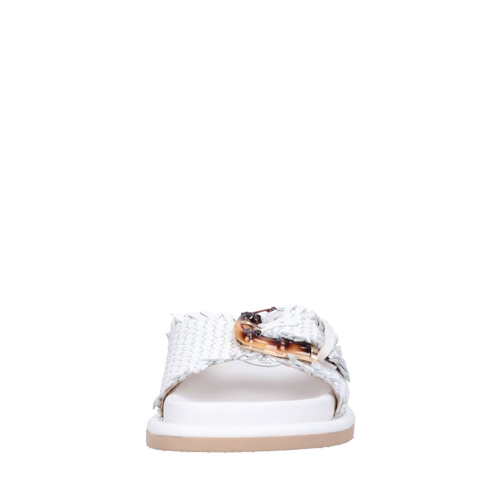 EMANUELLE VEE Mules in pelle Vendita Calda