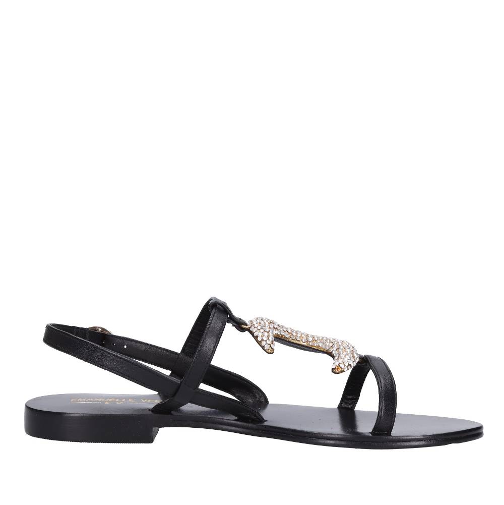 EMANUELLE VEE Sandali in pelle Vendite Flash