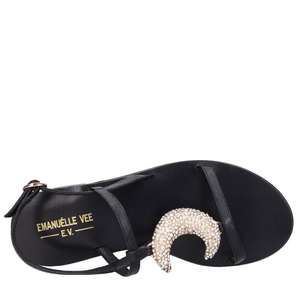 EMANUELLE VEE Sandali in pelle Vendite Flash