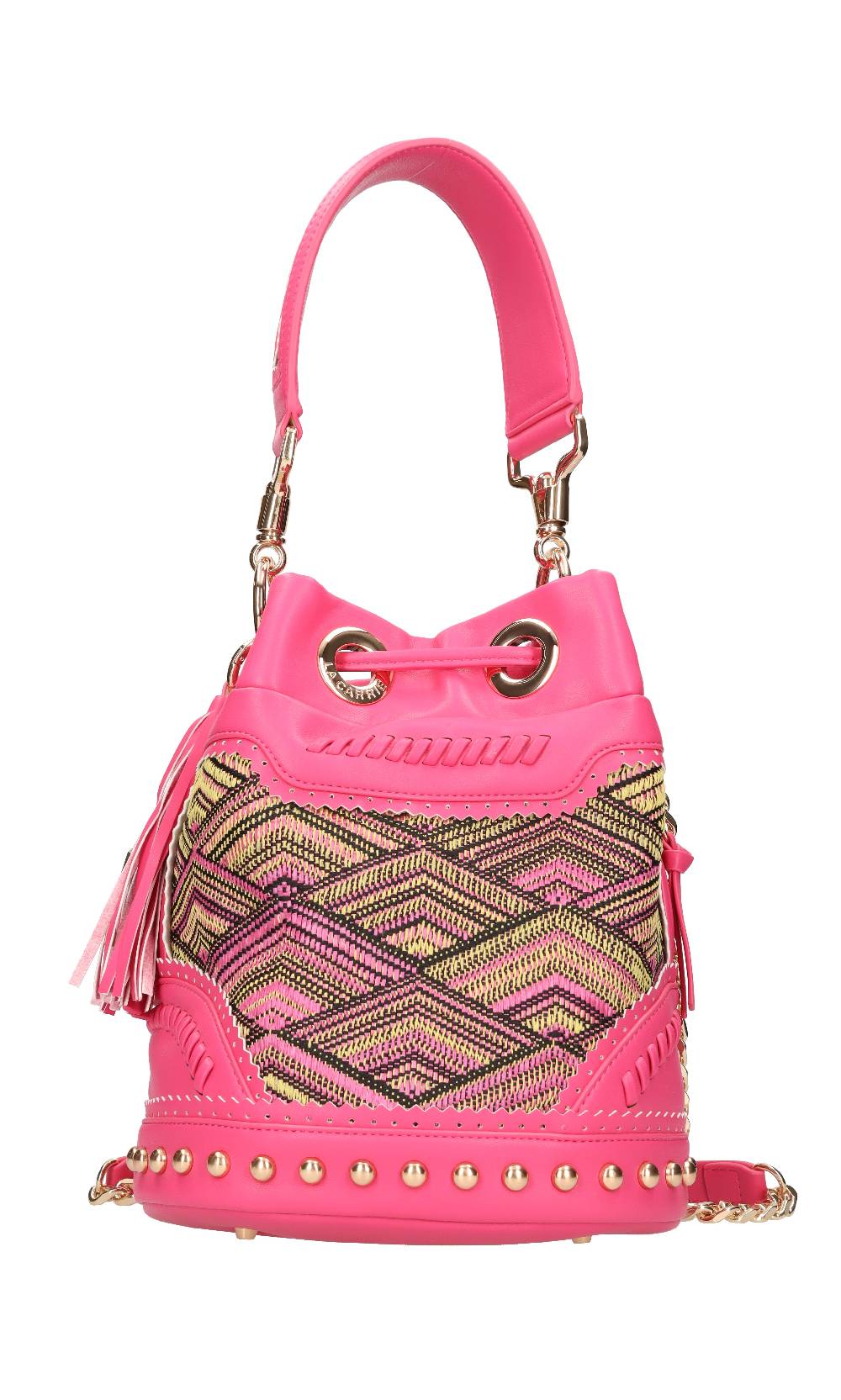 LA CARRIE Borsa in rafia ed ecopelle Promozione Limitata