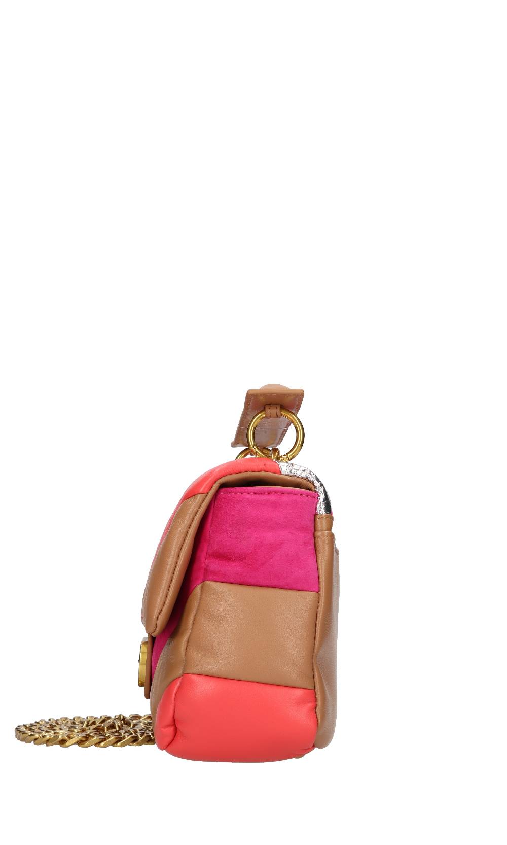 LA CARRIE Borsa in pelle e camoscio Outlet