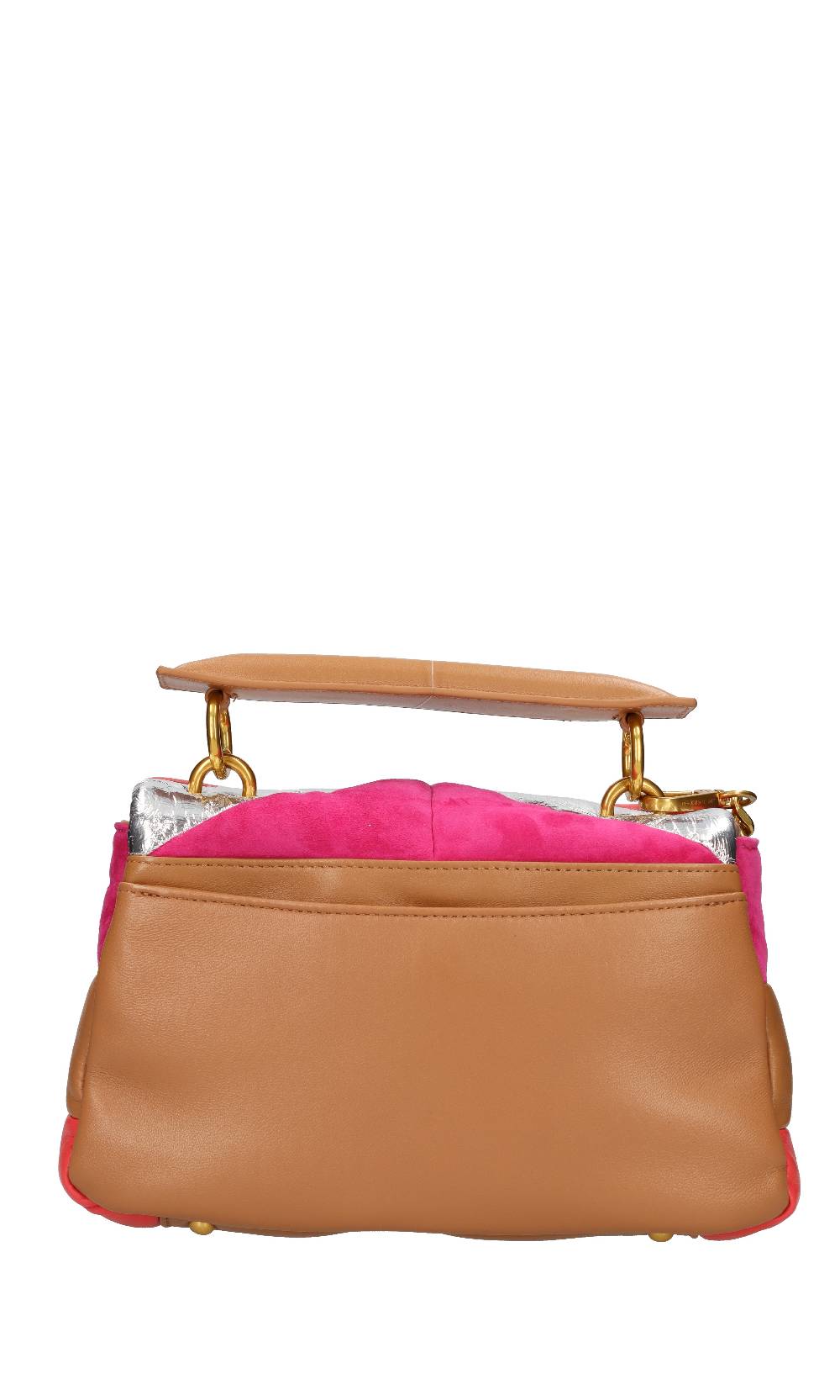 LA CARRIE Borsa in pelle e camoscio Outlet