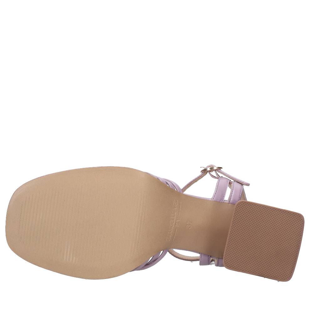 EMANUELLE VEE Sandali in pelle Vendite Flash