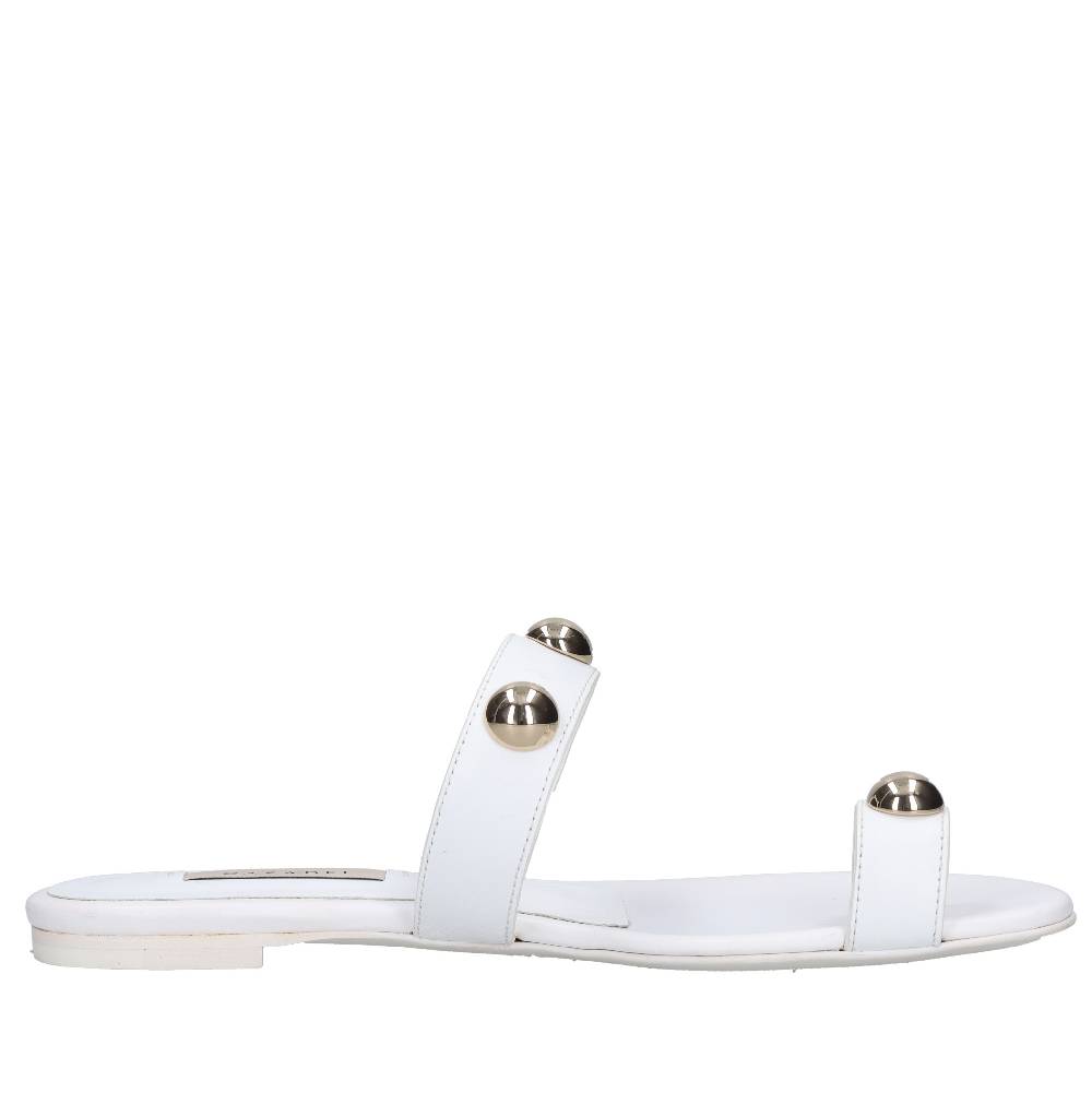 CASADEI Mules infradito in pelle Grandi sconti