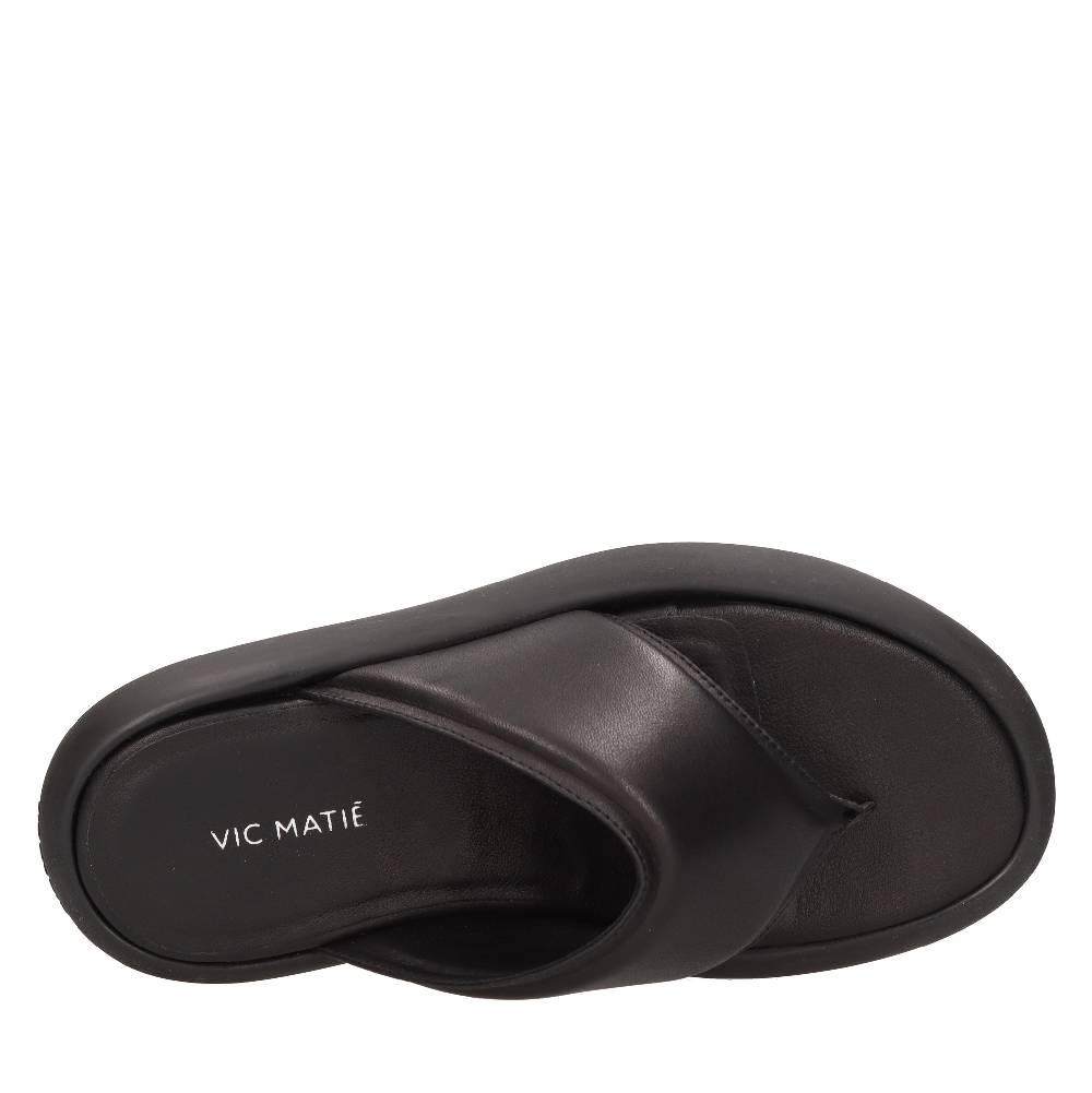 VIC MATIE Mules infradito in pelle Offerte stagionali