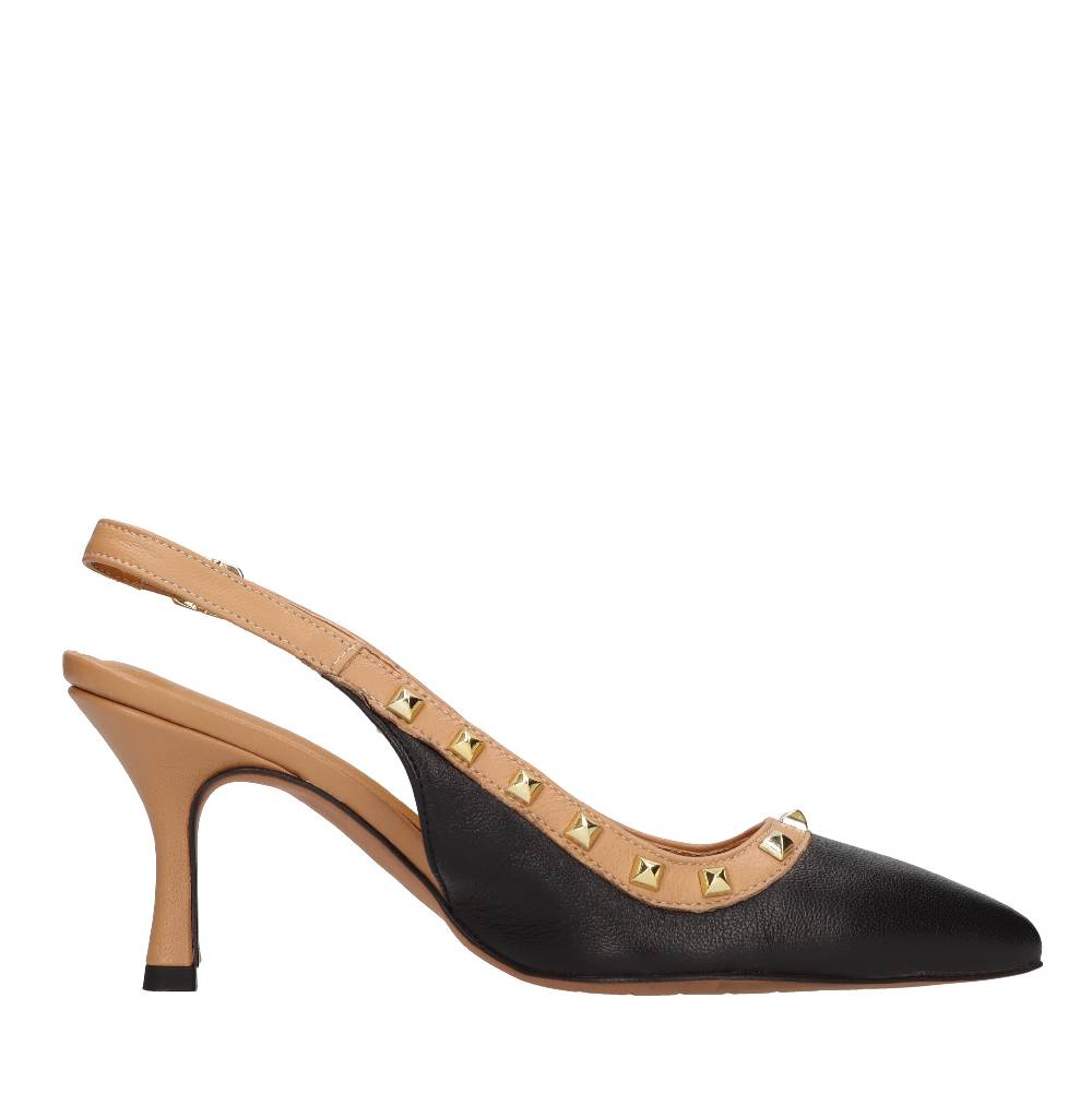 ELENA DEL CHIO Décolleté slingback in pelle Enormi risparmi