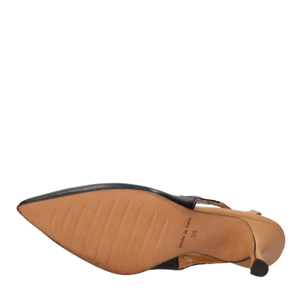 ELENA DEL CHIO Décolleté slingback in pelle Enormi risparmi