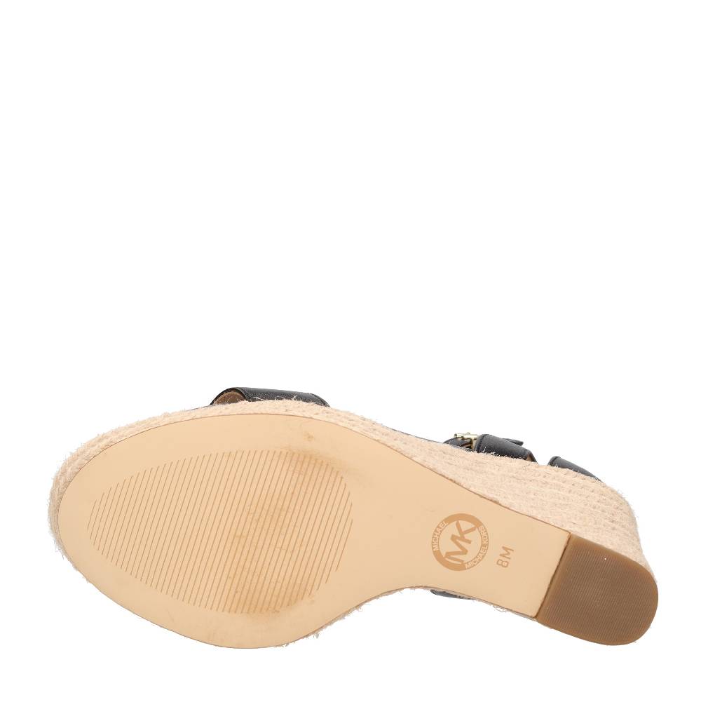 MICHAEL KORS Sandali con zeppa in pelle ACQUISTA ORA