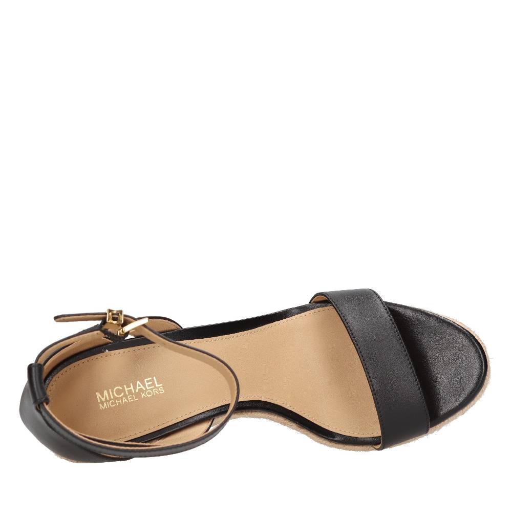 MICHAEL KORS Sandali con zeppa in pelle ACQUISTA ORA