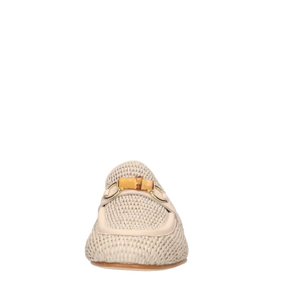 POESIE VENEZIANE Mules in rafia Super sconto