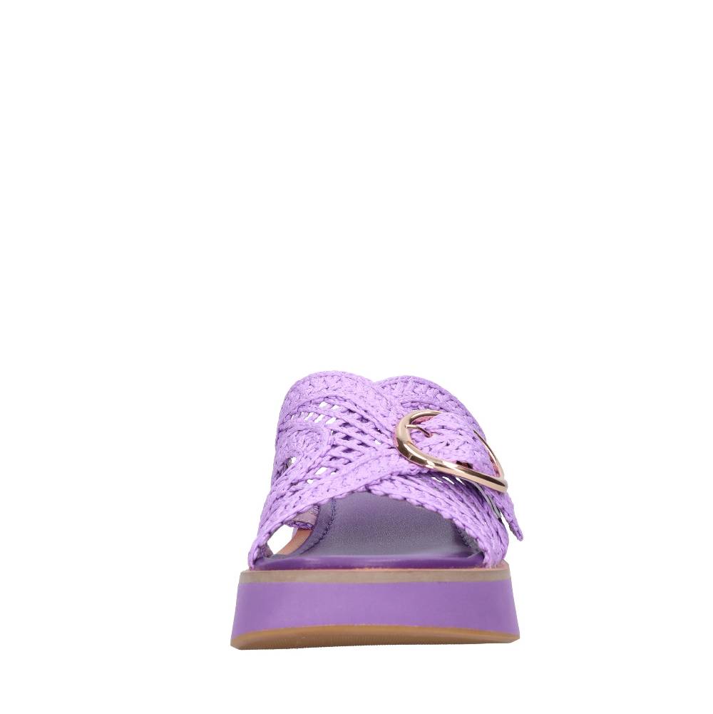 EMANUELLE VEE Mules in tessuto Enormi sconti