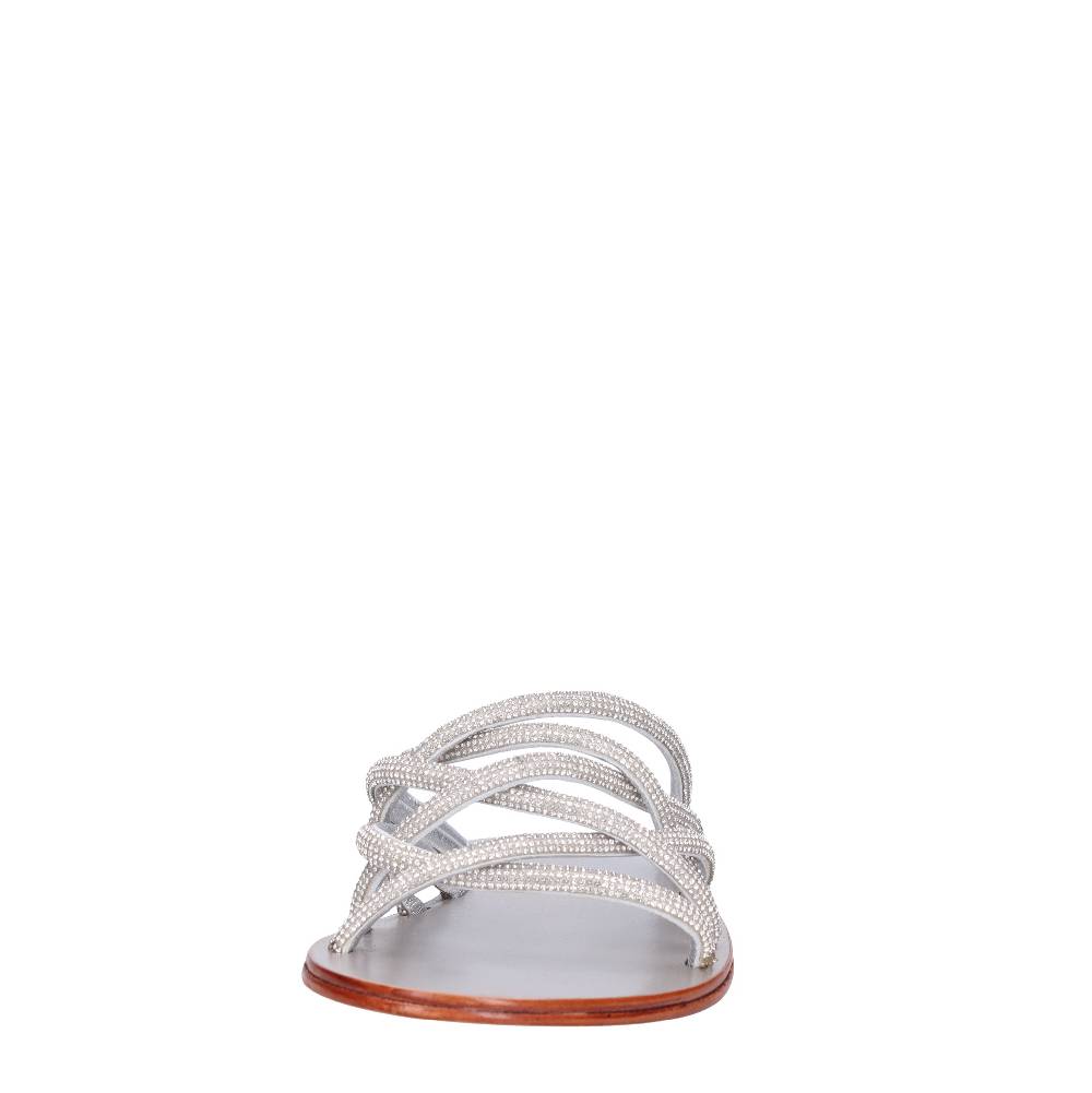 EMANUELLE VEE Mules con strass Officina