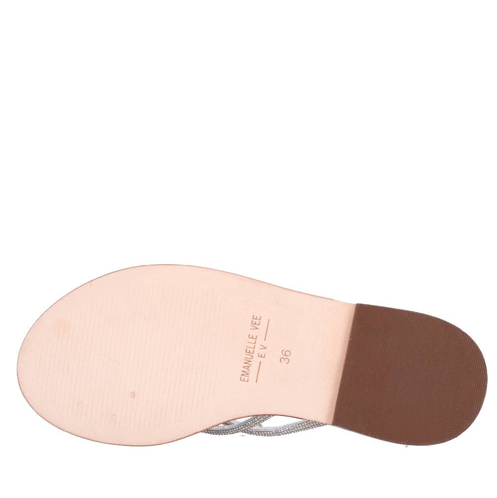 EMANUELLE VEE Mules con strass Officina