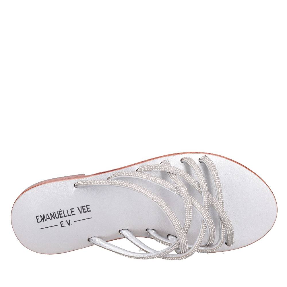 EMANUELLE VEE Mules con strass Officina