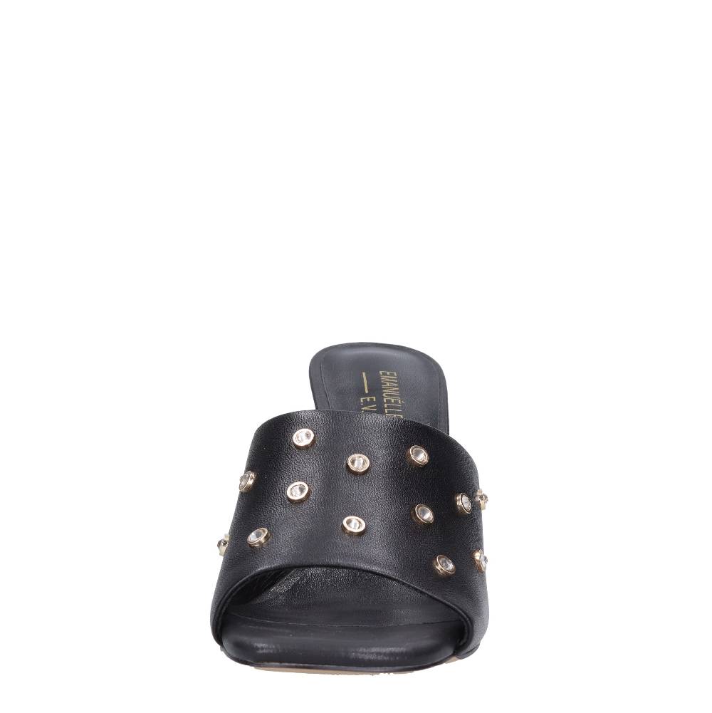 EMANUELLE VEE Mules in pelle Esporta salva