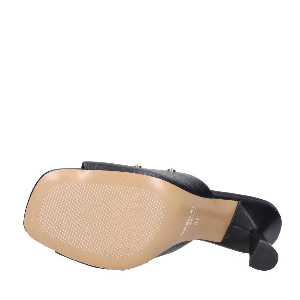 EMANUELLE VEE Mules in pelle Esporta salva