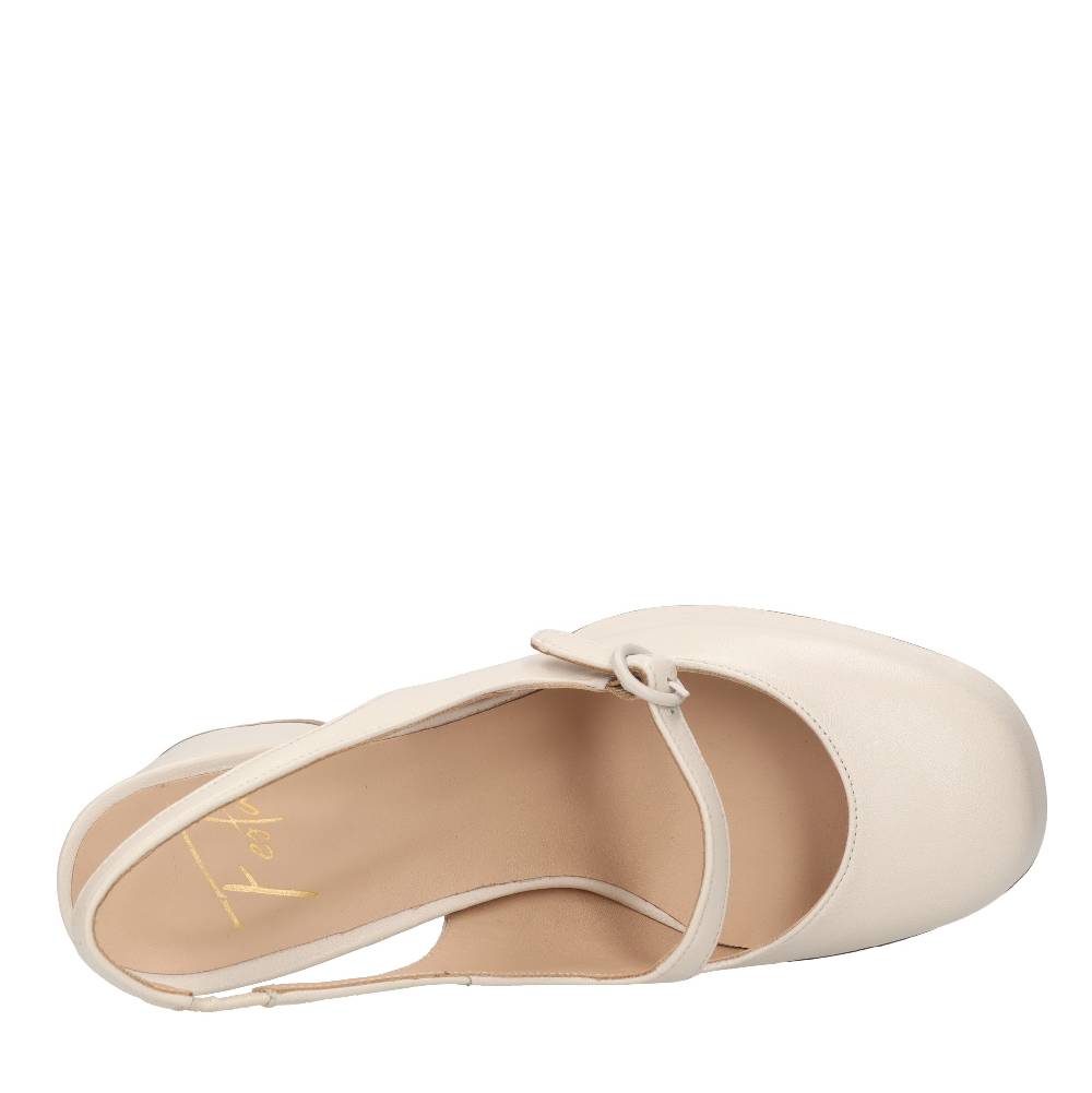 FESTA Décolleté slingback in pelle Qualità