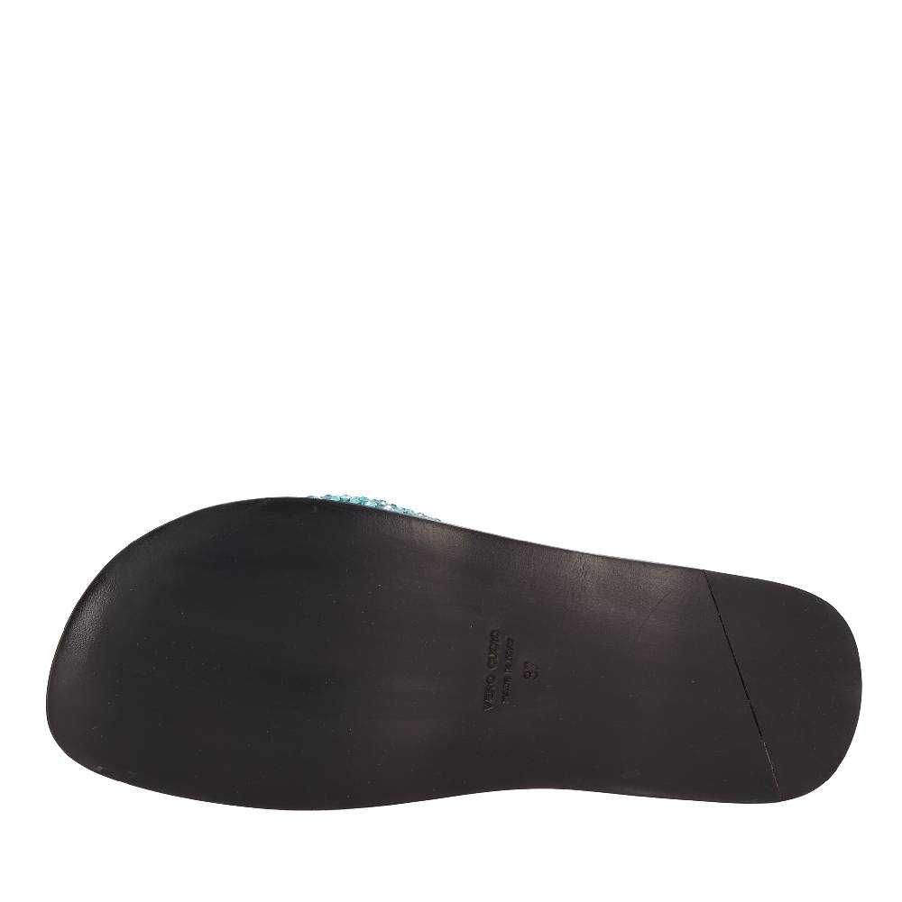 EDDY DANIELE Mules in camoscio e strass Outlet
