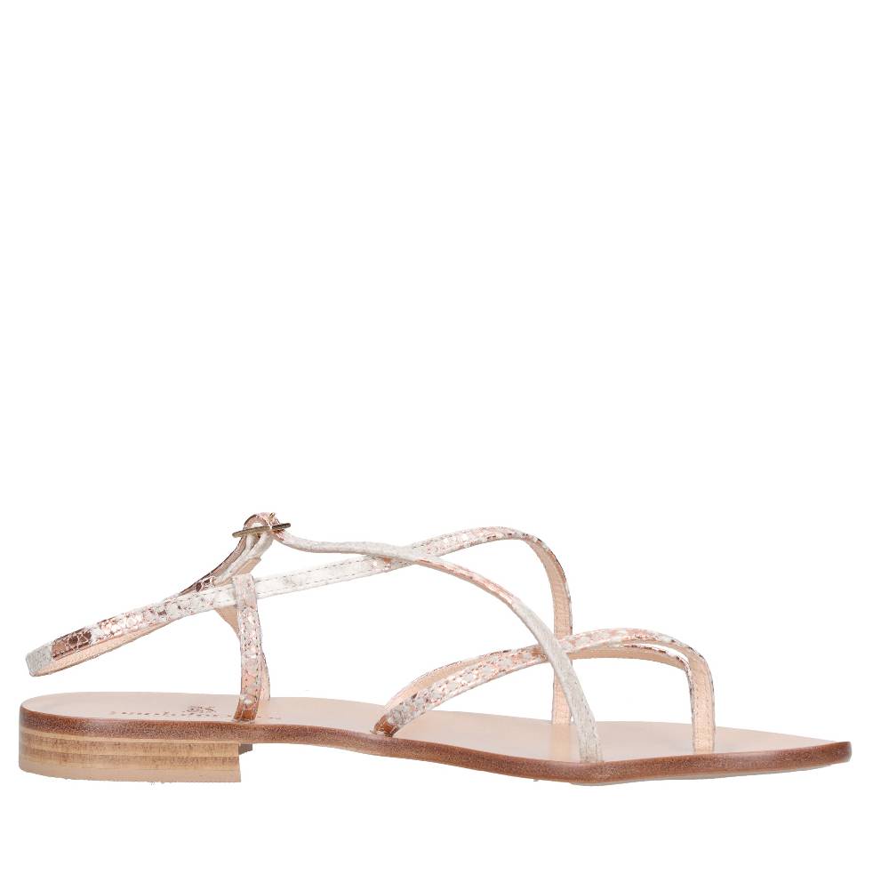 PAOLO FERRARA Sandali infradito in pelle Vendite Flash