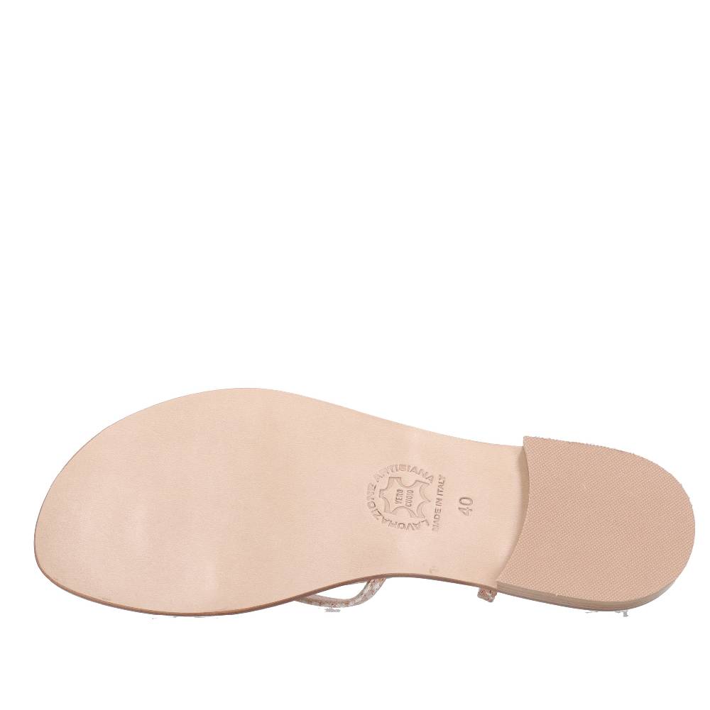 PAOLO FERRARA Sandali infradito in pelle Vendite Flash