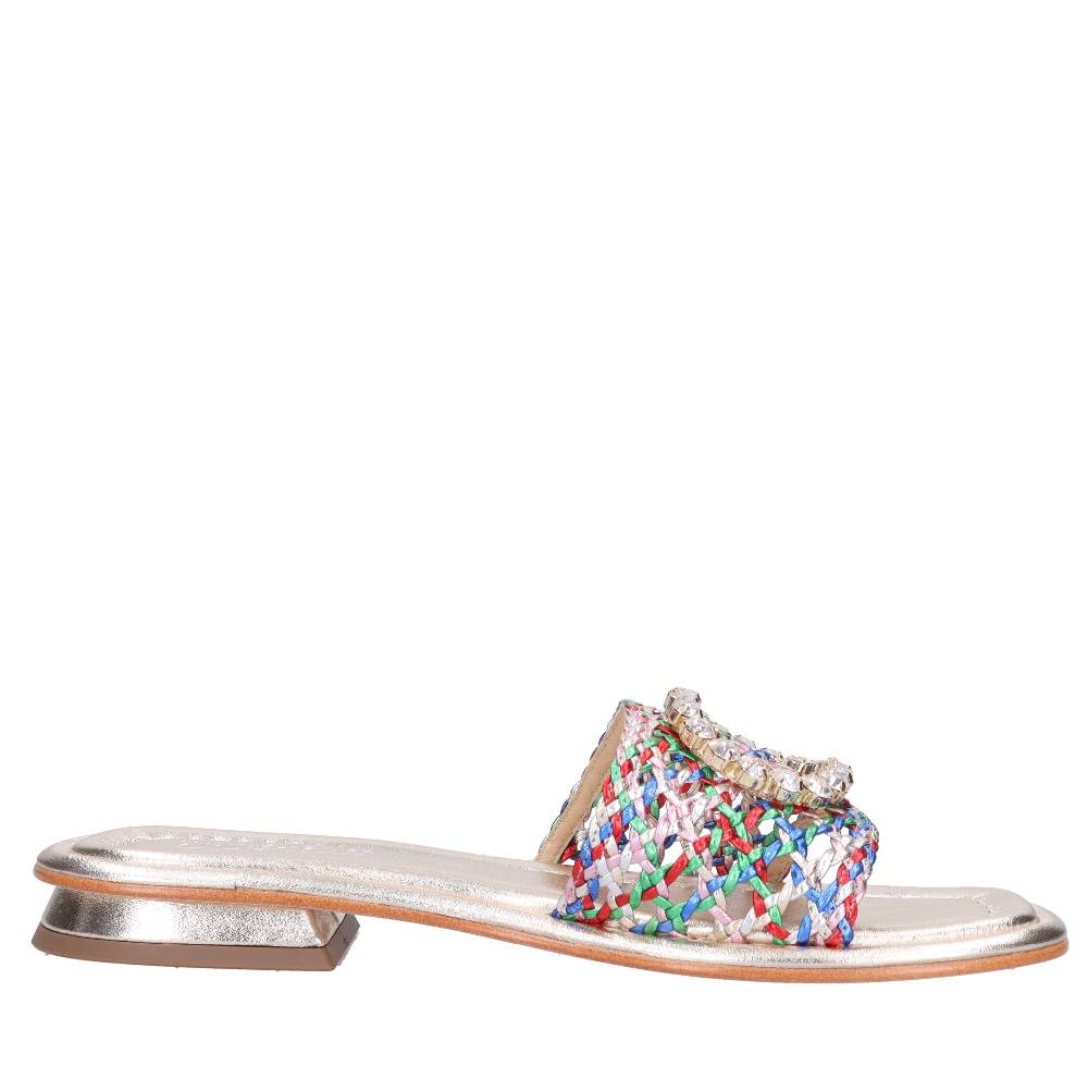 EMANUELLE VEE Mules in pelle Nuova