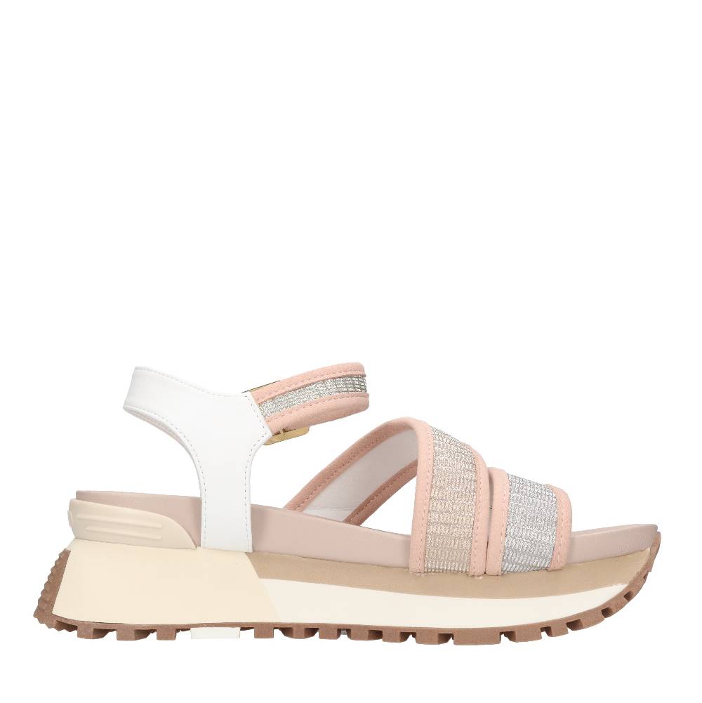 LIU JO Sandali in ecopelle e camoscio Black Friday