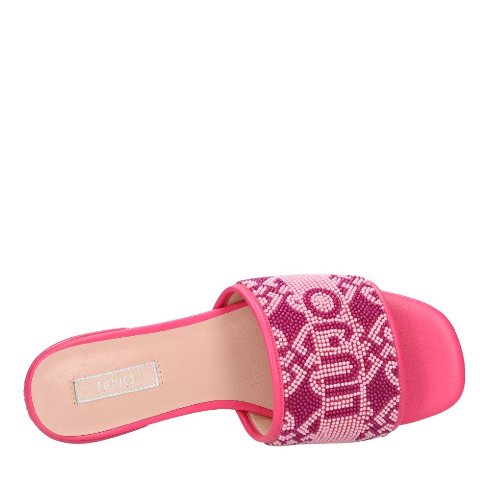 LIU JO Mules in perline ed ecopelle Offerta Pasqua