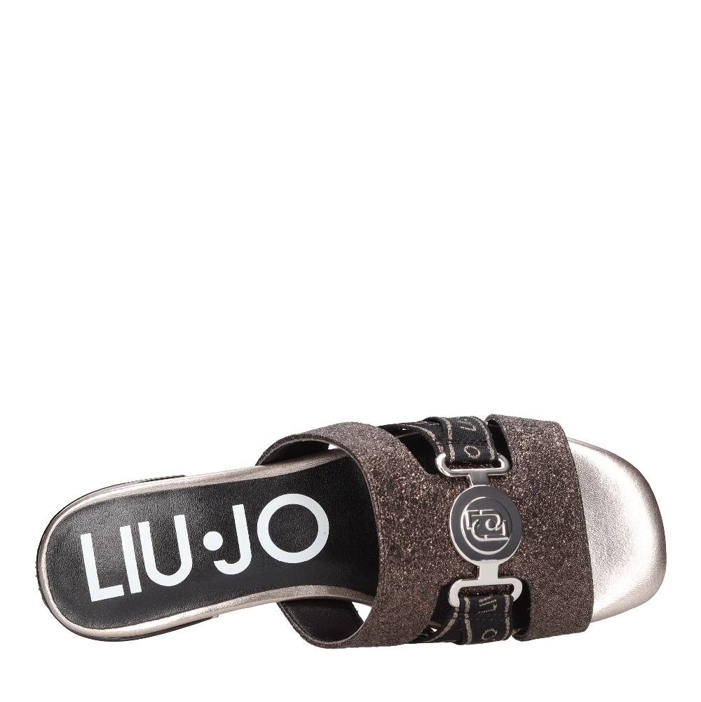 LIU JO Mules in tessuto ed ecopelle Offerta Giorno del Papà