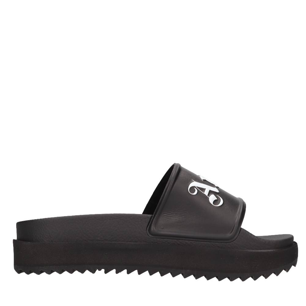 PALM ANGELS Mules in gomma e tessuto Offerta San Valentino