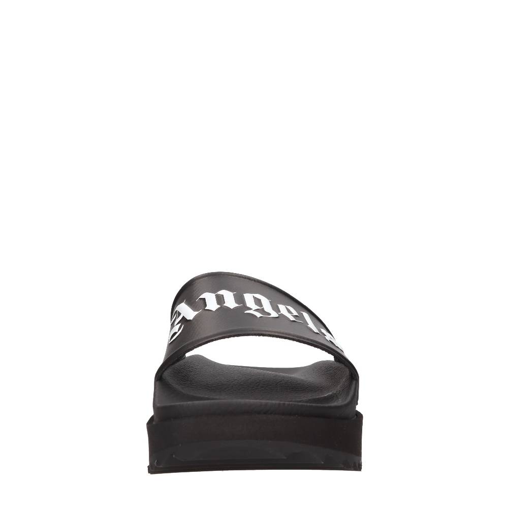 PALM ANGELS Mules in gomma e tessuto Offerta San Valentino