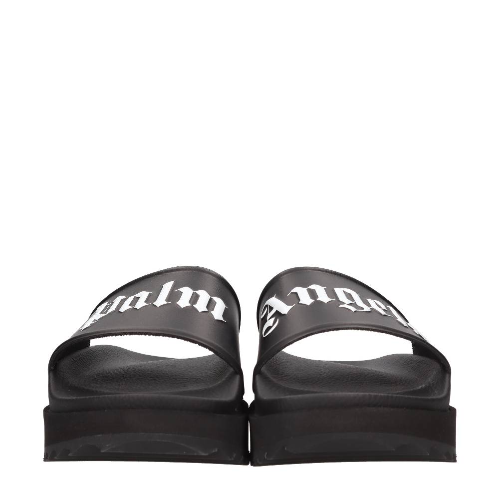 PALM ANGELS Mules in gomma e tessuto Offerta San Valentino