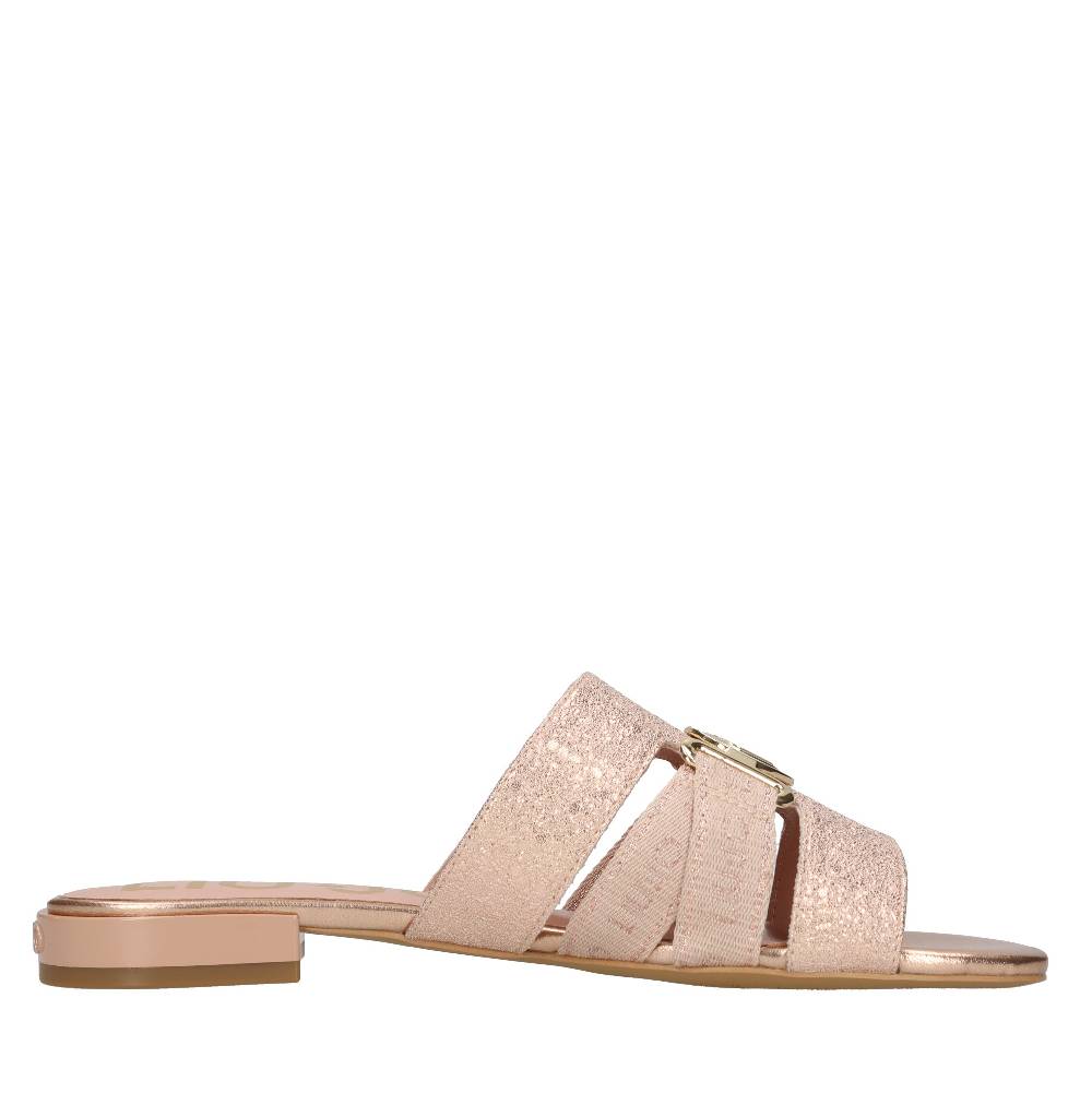 LIU JO Mules in tessuto ed ecopelle Latest fashion