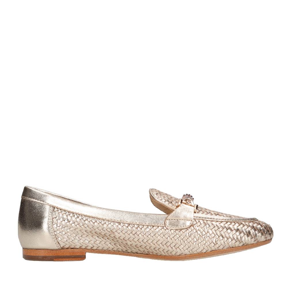 EMANUELLE VEE Mocassini in pelle Liquidazione