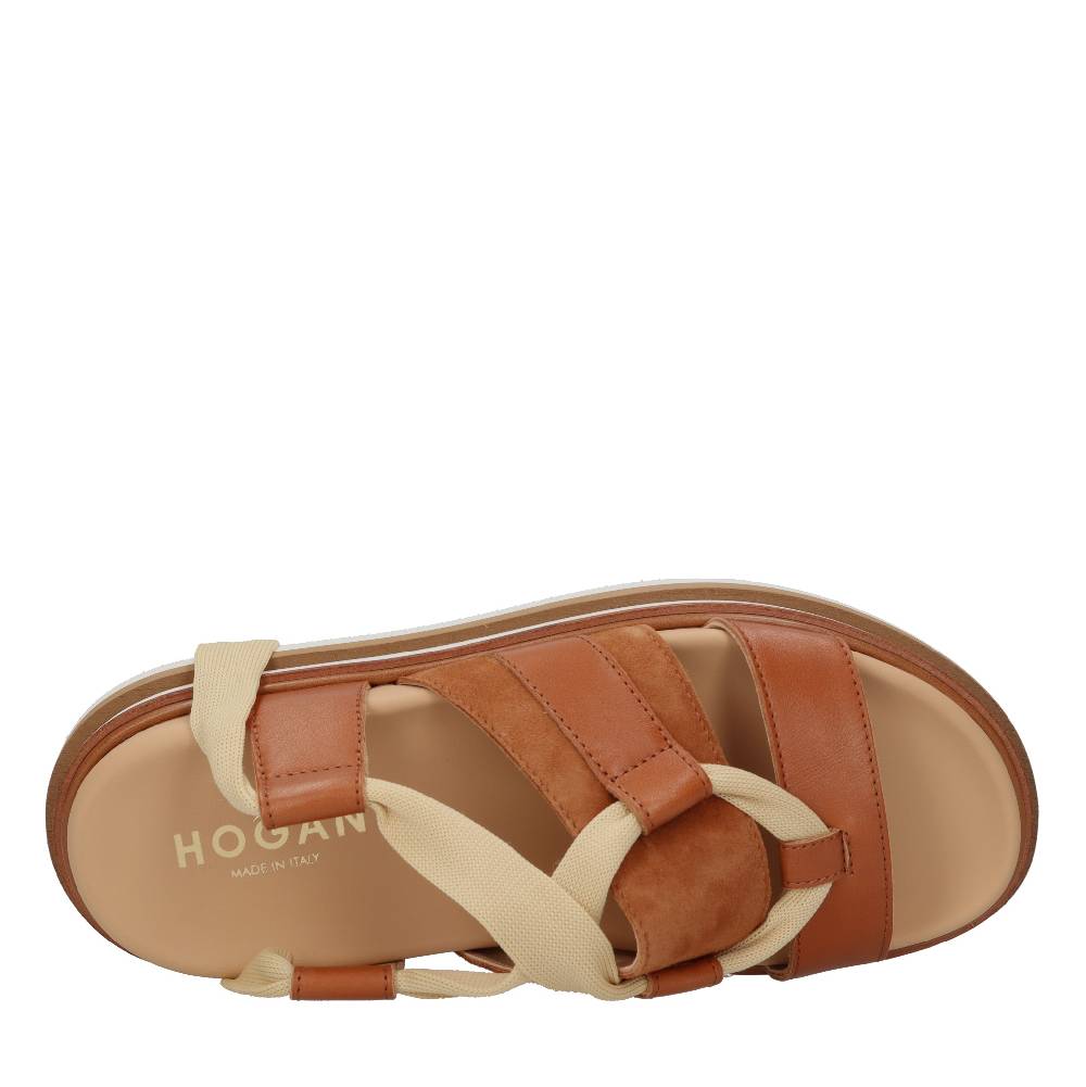 HOGAN Sandali flat in pelle Comprane uno, ottenene uno gratis