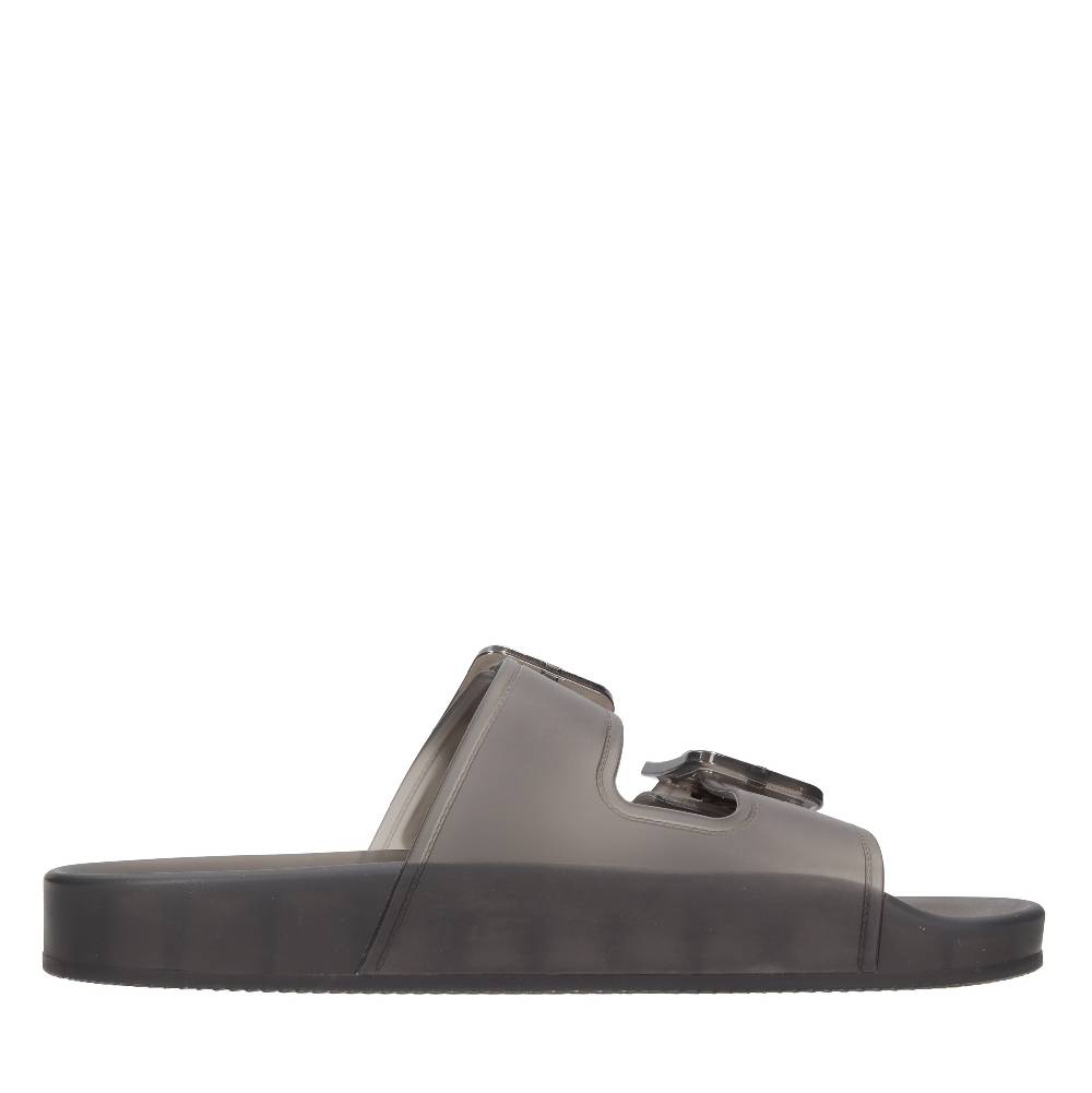 BALENCIAGA Mules in gomma trasparente Rilascio limitato