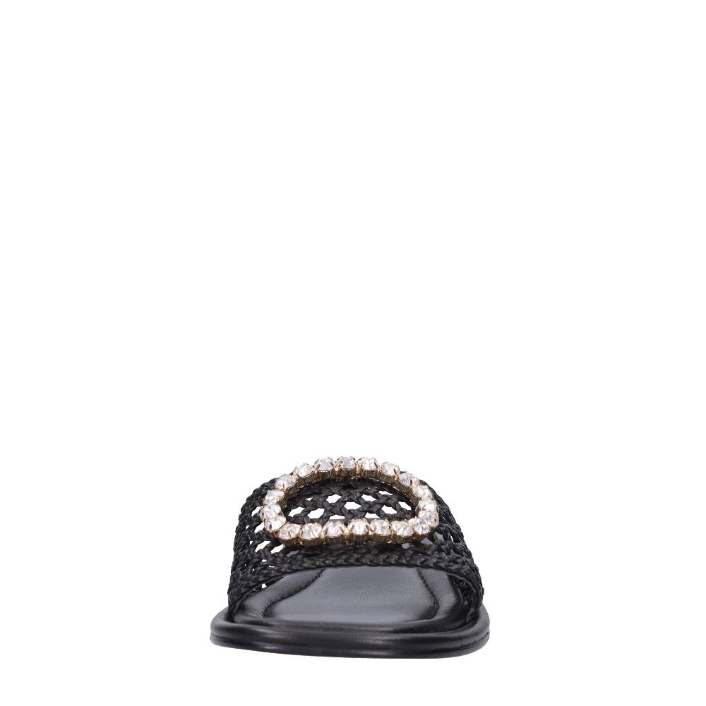 EMANUELLE VEE Mules in pelle Sostegno trimestrale