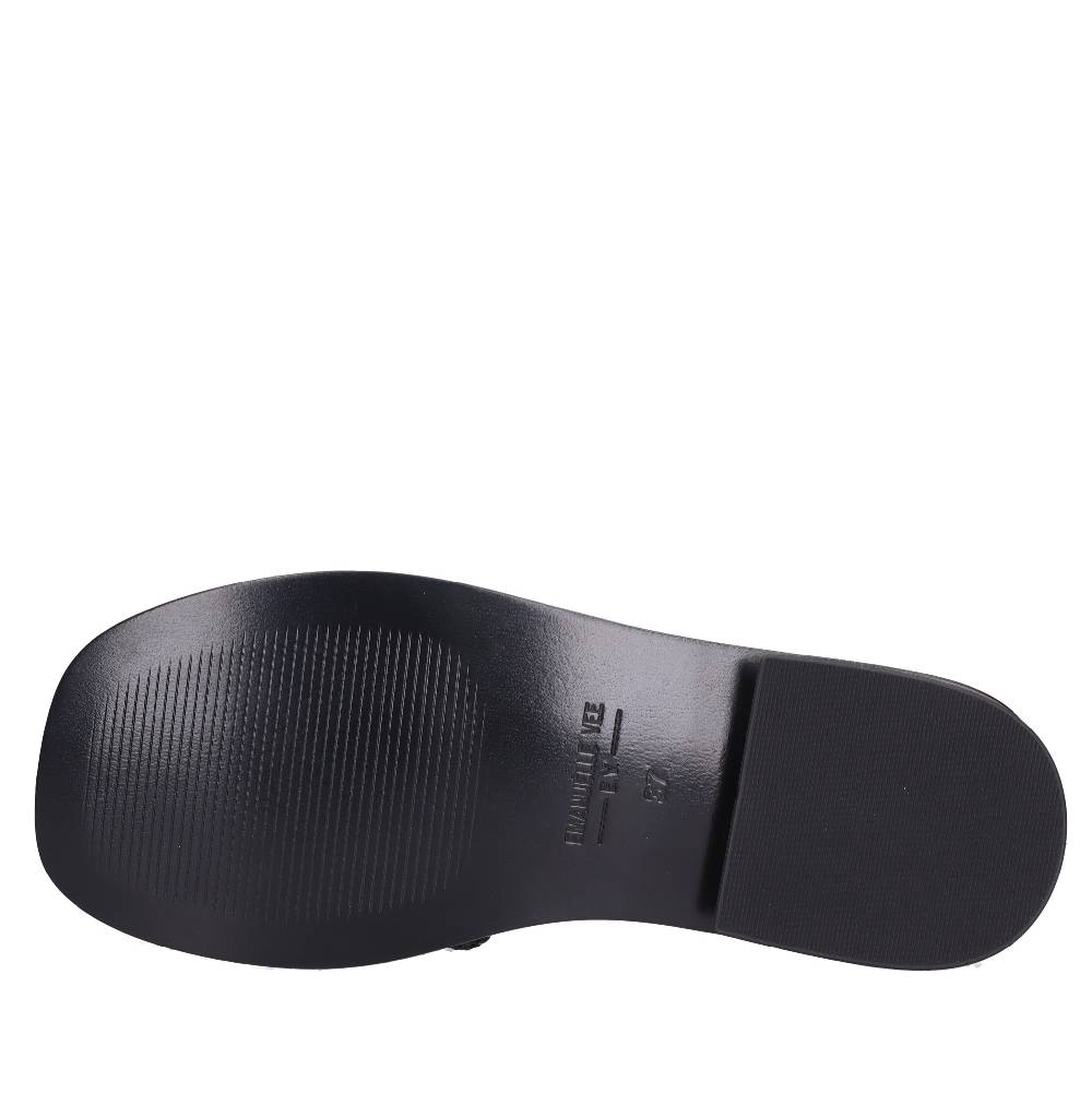 EMANUELLE VEE Mules in pelle Sostegno trimestrale