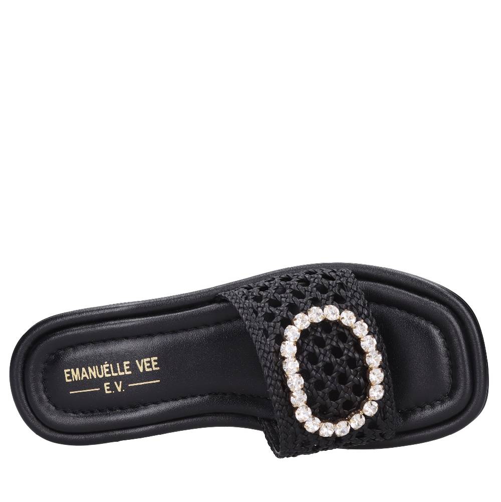 EMANUELLE VEE Mules in pelle Sostegno trimestrale