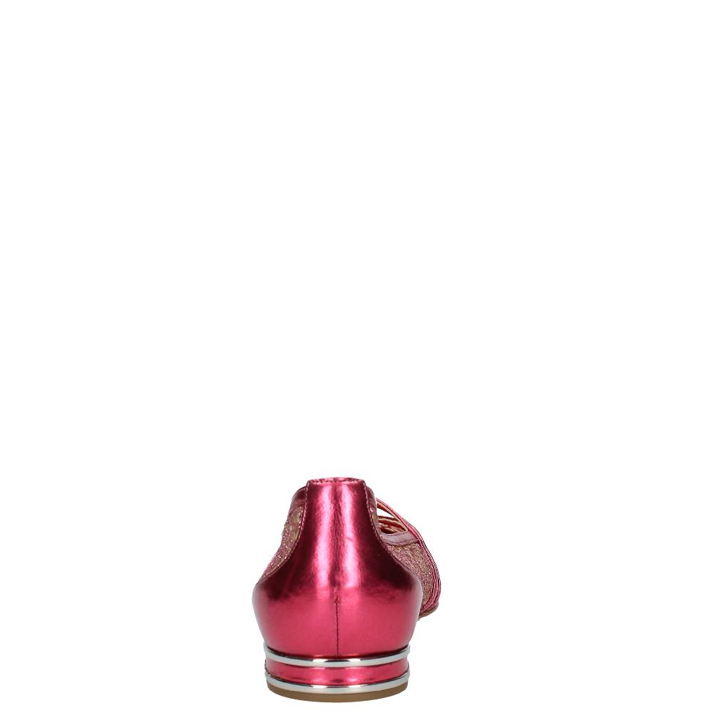 CASADEI Ballerine in pelle e tessuto Promozione