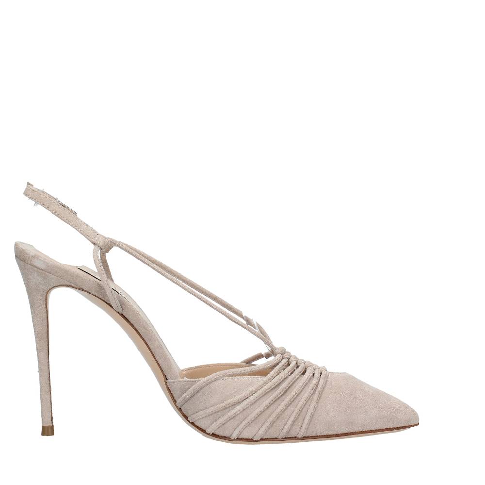 CASADEI Décolleté slingback in camoscio Shopping Online