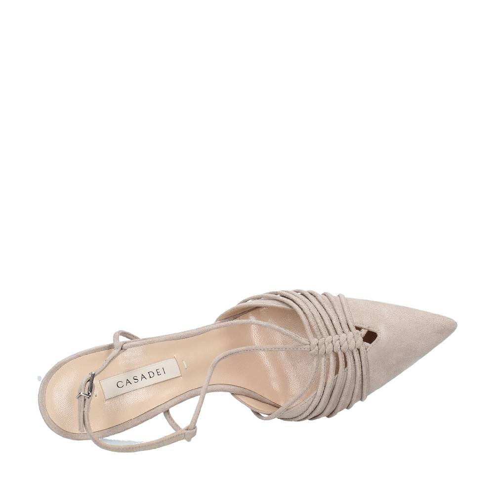 CASADEI Décolleté slingback in camoscio Shopping Online