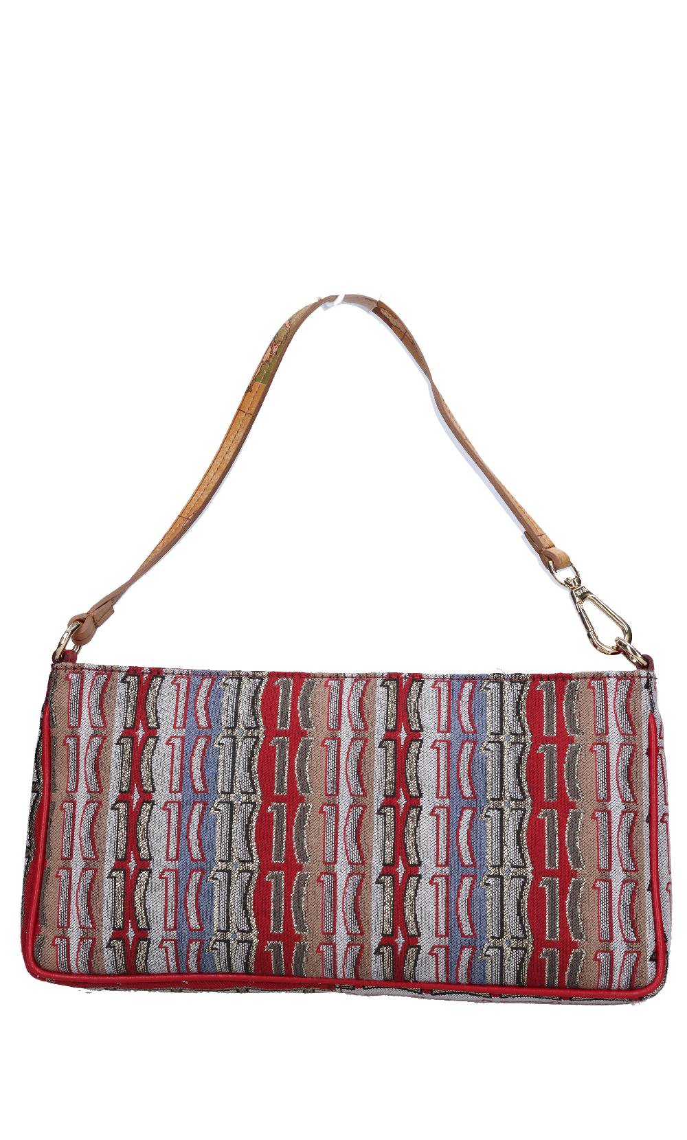 ALVIERO MARTINI 1a CLASSE Borsa in tessuto e pelle Offerta Anniversario