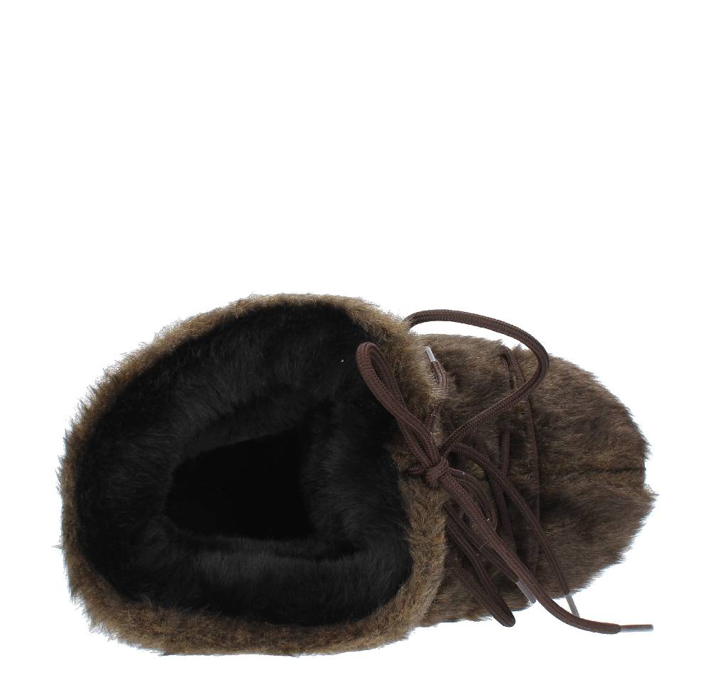 MOON BOOT Stivaletti da neve modello ICON LOW FAUX FUR MOON BOOT in gomma ed ecopelliccia Lightning offer
