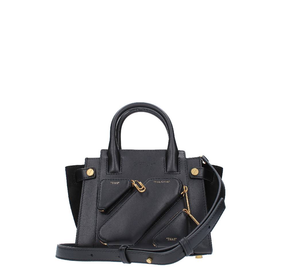 OFF-WHITE Borsa Tote City in pelle Grandi sconti
