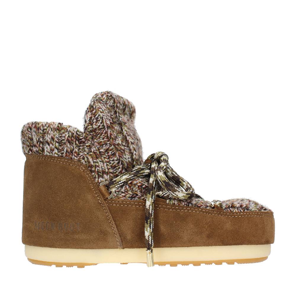 MOON BOOT Stivaletti da neve modello PUMPS WOOL MOON BOOT in camoscio e tessuto Offerte stagionali